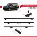 Ssangyong Rexton (Y200) 2001-2005 Arası ile Uyumlu BASIC Model Ara Atkı Tavan Barı Siyah 2 Adet