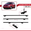 Kia Carnival 2 (VQ) 2006-2014 Arası ile Uyumlu BASIC Model Ara Atkı Tavan Barı Siyah 2 Adet