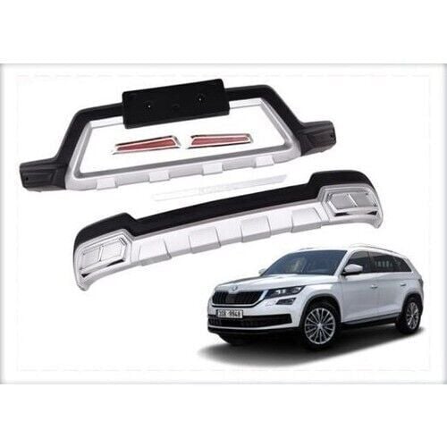 Skoda Kodiaq Uyumlu Yedek Parça 2017+ Ön ve Arka Tampon Koruma
