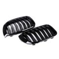 Bmw X3 F25 2014-2018 Uyumlu Yedek Parça M Çift Çizgi Böbrek Panjur Piano Black