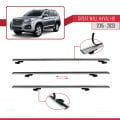 Great Wall Haval H9 2015-2023 Arası ile Uyumlu BASIC Model Ara Atkı Tavan Barı Gri 3 Adet
