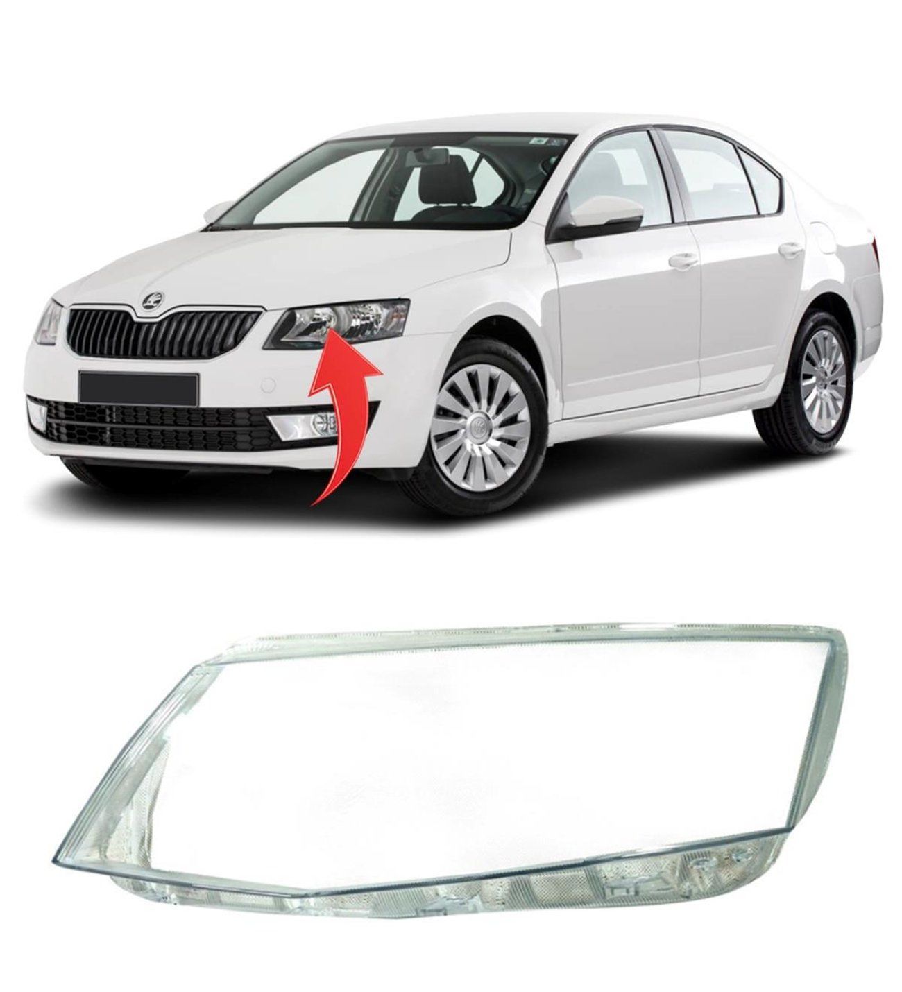 Skoda Octavia 3 2013-2017 Sol Far Camı