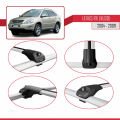 Lexus RX 2 (XU30) 2004-2009 Arası ile Uyumlu ACE-1 Ara Atkı Tavan Barı Gri 3 Adet