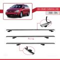 Kia Carnival 2 (VQ) 2006-2014 Arası ile Uyumlu BASIC Model Ara Atkı Tavan Barı Gri 2 Adet