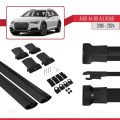 A4 (B9) Allroad 2016 ve Sonrası ile Uyumlu FLY Model Ara Atkı Tavan Barı Siyah 2 Adet