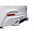 Bmw F22 2 Serisi 2013-2019 Uyumlu Yedek Parça M Performance Difüzör Plastik Boyasız