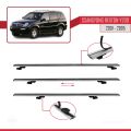 Ssangyong Rexton (Y200) 2001-2005 Arası ile Uyumlu BASIC Model Ara Atkı Tavan Barı Gri 2 Adet