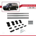 Ssangyong Rexton (Y200) 2001-2005 Arası ile Uyumlu BASIC Model Ara Atkı Tavan Barı Gri 2 Adet