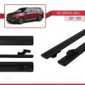 Kia Carnival 4 (KA4) 2021-2023 Arası ile Uyumlu BASIC Model Ara Atkı Tavan Barı Siyah 2 Adet