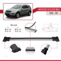 Mercedes M Class 2 (W164) 2005-2011 Arası ile Uyumlu FLY Model Ara Atkı Tavan Barı Gri 2 Adet