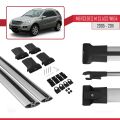 Mercedes M Class 2 (W164) 2005-2011 Arası ile Uyumlu FLY Model Ara Atkı Tavan Barı Gri 2 Adet