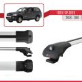 Ford Explorer 2006-2010 Arası ile Uyumlu ACE-1 Ara Atkı Tavan Barı Gri 2 Adet