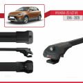 Hyundai i20 II Active 2015-2019 Arası ile Uyumlu ACE-1 Ara Atkı Tavan Barı Siyah 3 Adet