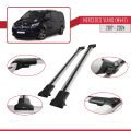 Mercedes Vaneo (W414) 2002-2005 Arası ile Uyumlu FLY Model Ara Atkı Tavan Barı Gri 2 Adet