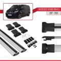 Mercedes Vaneo (W414) 2002-2005 Arası ile Uyumlu FLY Model Ara Atkı Tavan Barı Gri 2 Adet