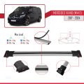 Mercedes Vaneo (W414) 2002-2005 Arası ile Uyumlu FLY Model Ara Atkı Tavan Barı Gri 2 Adet
