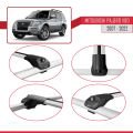 Mitsubishi Pajero (V80) 2007-2022 Arası ile Uyumlu ACE-1 Ara Atkı Tavan Barı Gri 3 Adet
