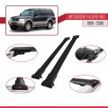 Mitsubishi Pajero (V60) 5 Kapı 1999-2006 Arası ile Uyumlu FLY Model Ara Atkı Tavan Barı Siyah 2 Adet