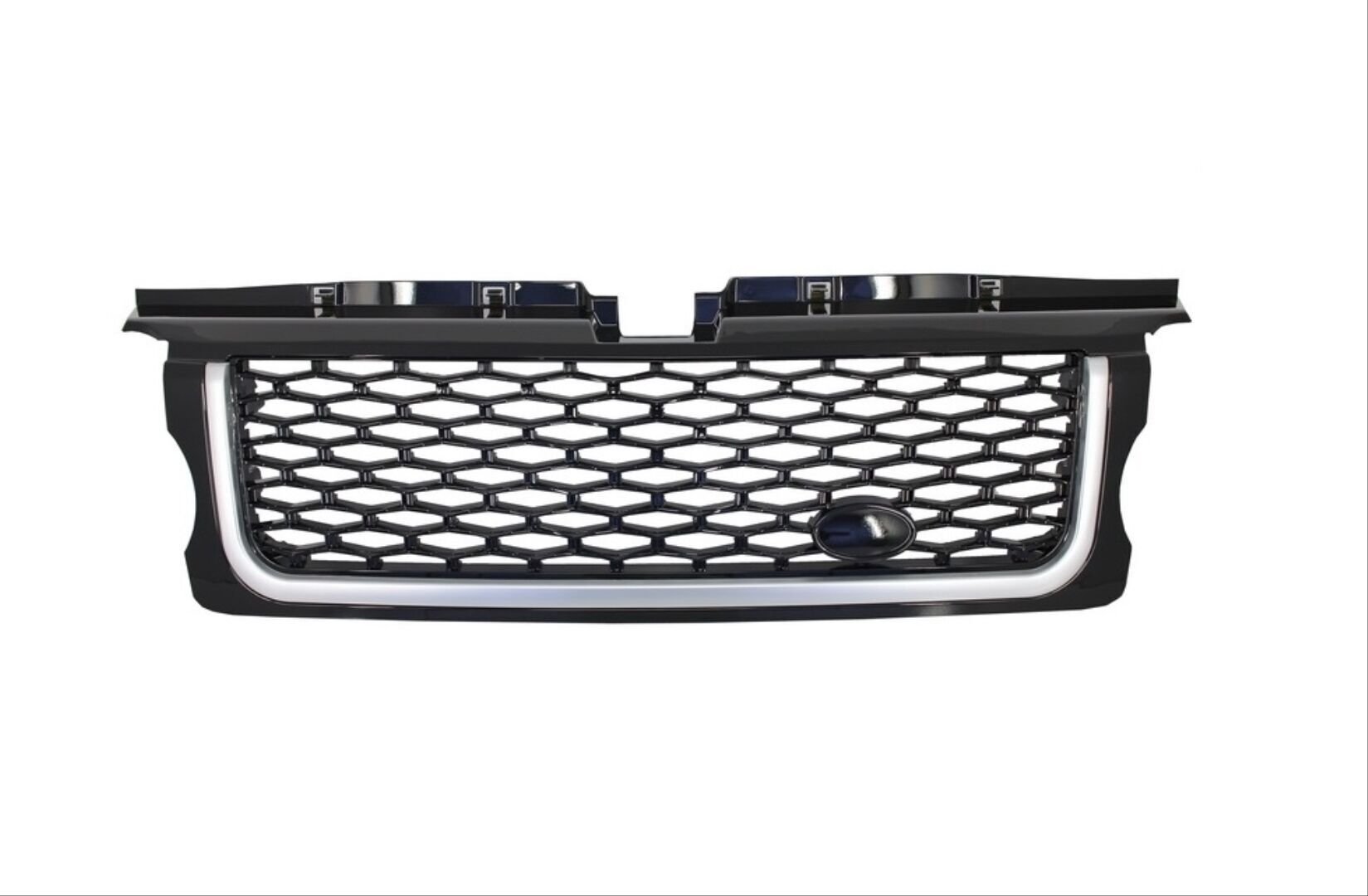 Range Rover Sport 2005-2009 İçin Uyumlu Yedek Parça Siyah Panjur (Gri Şeritli)