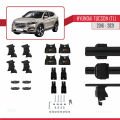 Hyundai Tucson 3 (TL) 2016-2021 Arası ile Uyumlu ACE-4 Ara Atkı Tavan Barı Siyah 2 Adet