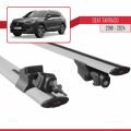Seat Tarraco (KN2) 2018-2024 Arası ile Uyumlu HOOK Model Ara Atkı Tavan Barı Gri 2 Adet