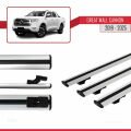 Great Wall Cannon 2019 ve Sonrası ile Uyumlu BASIC Model Ara Atkı Tavan Barı Gri 3 Adet