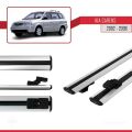 Kia Carens Post-Facelift 2002-2006 Arası ile Uyumlu BASIC Model Ara Atkı Tavan Barı Gri 2 Adet