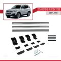 Ssangyong Rexton (Y290) 2012-2017 Arası ile Uyumlu BASIC Model Ara Atkı Tavan Barı Gri 2 Adet