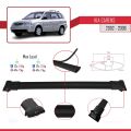 Kia Carens Post-Facelift 2002-2006 Arası ile Uyumlu FLY Model Ara Atkı Tavan Barı Siyah 2 Adet