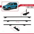 Ford Transit/Tourneo Connect 3 2022 ve Sonrası ile Uyumlu BASIC Model Ara Atkı Tavan Barı Siyah 3 Adet
