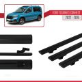 Ford Transit/Tourneo Connect 3 2022 ve Sonrası ile Uyumlu BASIC Model Ara Atkı Tavan Barı Siyah 3 Adet