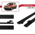 Kia Borrego (HM) 2008-2019 Arası ile Uyumlu BASIC Model Ara Atkı Tavan Barı Siyah 2 Adet