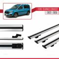 Ford Transit/Tourneo Connect 3 2022 ve Sonrası ile Uyumlu BASIC Model Ara Atkı Tavan Barı Gri 3 Adet