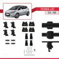 Hyundai ix20 (JC) 2011-2019 Arası ile Uyumlu ACE-4 Ara Atkı Tavan Barı Siyah 2 Adet