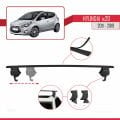 Hyundai ix20 (JC) 2011-2019 Arası ile Uyumlu ACE-4 Ara Atkı Tavan Barı Siyah 2 Adet