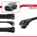 Jeep Liberty 2002-2007 Arası ile Uyumlu ACE-1 Ara Atkı Tavan Barı Siyah 2 Adet