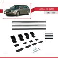 A4 (B6) Avant 2002-2004 Arası ile Uyumlu BASIC Model Ara Atkı Tavan Barı Gri 2 Adet