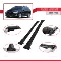 Peugeot 407 SW 2005-2011 Arası ile Uyumlu FLY Model Ara Atkı Tavan Barı Siyah 2 Adet