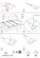 Ssangyong Rodius 2005-2012 Arası ile Uyumlu FLY Model Ara Atkı Tavan Barı Siyah 3 Adet