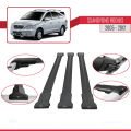 Ssangyong Rodius 2005-2012 Arası ile Uyumlu FLY Model Ara Atkı Tavan Barı Siyah 3 Adet