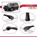 Jeep Patriot 2007-2017 Arası ile Uyumlu ACE-1 Ara Atkı Tavan Barı Siyah 2 Adet