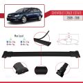 Chevrolet Cruze (J300) 2009-2016 Arası ile Uyumlu FLY Model Ara Atkı Tavan Barı Siyah 2 Adet