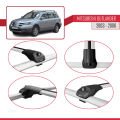 Mitsubishi Outlander 2003-2006 Arası ile Uyumlu ACE-1 Ara Atkı Tavan Barı Gri 3 Adet