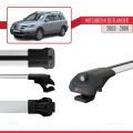 Mitsubishi Outlander 2003-2006 Arası ile Uyumlu ACE-1 Ara Atkı Tavan Barı Gri 3 Adet