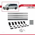 Mercedes EQV (W447) 2020 ve Sonrası ile Uyumlu BASIC Model Ara Atkı Tavan Barı Gri 3 Adet