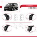 Ford Galaxy 2 (CD390) 2015-2022 Arası ile Uyumlu ACE-2 Ara Atkı Tavan Barı Siyah 2 Adet