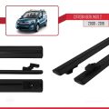Citroen Berlingo 2 (B9) 2008-2018 Arası ile Uyumlu BASIC Model Ara Atkı Tavan Barı Siyah 2 Adet