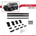 Jeep Patriot 2007-2017 Arası ile Uyumlu BASIC Model Ara Atkı Tavan Barı Siyah 2 Adet
