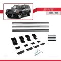 Jeep Patriot 2007-2017 Arası ile Uyumlu BASIC Model Ara Atkı Tavan Barı Gri 2 Adet