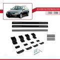 Alfa Romeo 156 (T932) SW 2000-2006 Arası ile Uyumlu BASIC Model Ara Atkı Tavan Barı Siyah 2 Adet
